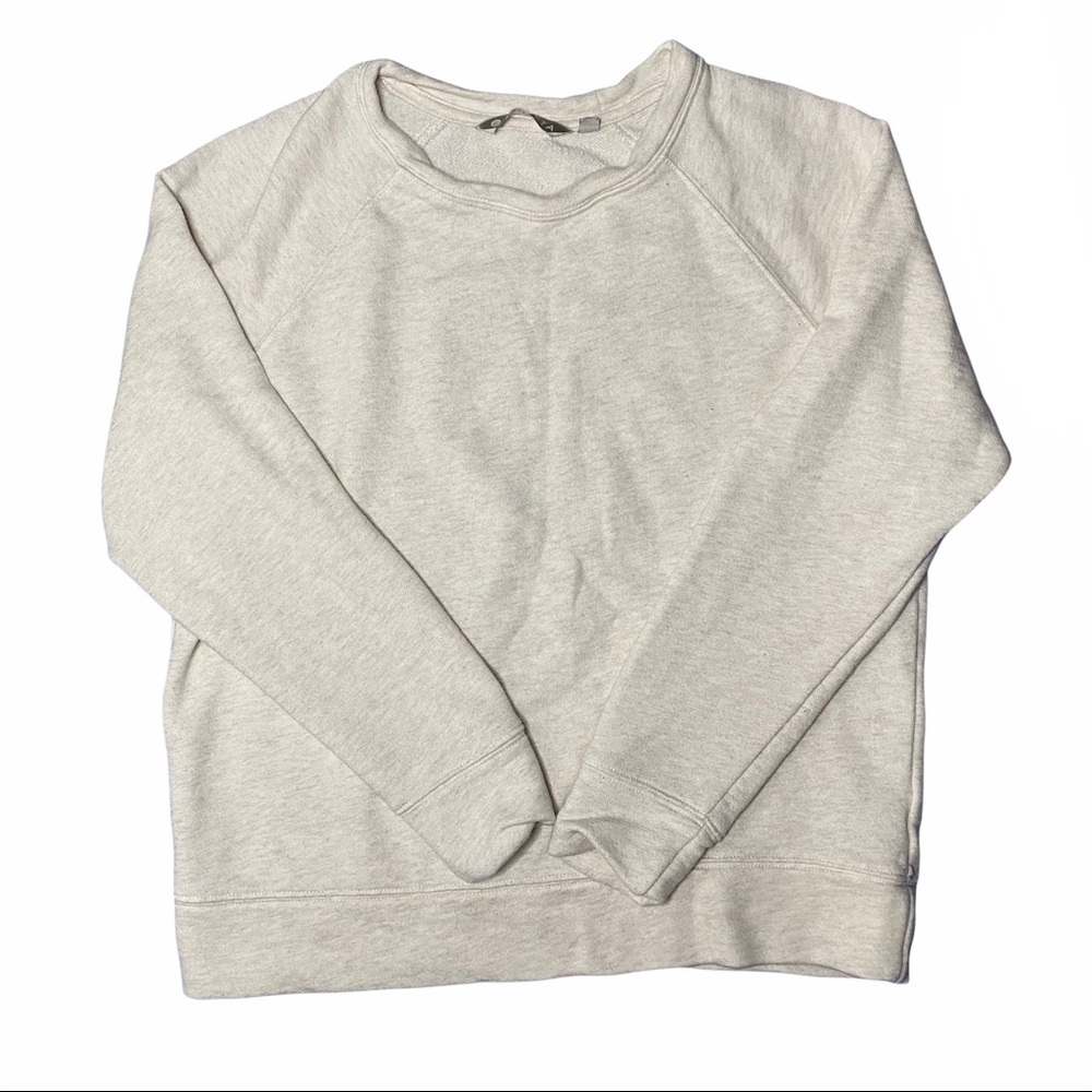 Athleta Women's Size M Cream Pullover Sweatshirt